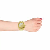 Guess Crush Gold Dial Gold Steel Strap Watch For Women - GW0020L2 Authentic Buy Shop Now