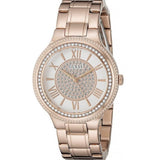 Guess Madison Diamonds White Dial Rose Gold Steel Strap Watch for Women - W0637L3 Authentic Buy Shop Now