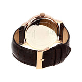Guess Wafer Quartz Beige Dial Brown Leather Strap Watch For Men - W0496G1 Authentic Buy Shop Now