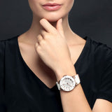 Guess Overdrive Analog White Dial White Rubber Strap Watch for Women - W10614L2 Authentic Buy Shop Now