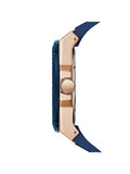 Guess Legacy Blue Dial Blue Silicone Strap Watch For Men - W1049G2 Authentic Buy Shop Now