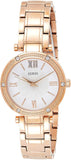 Guess Park Ave White Dial Rose Gold Steel Strap Watch for Women - W0767L3 Authentic Buy Shop Now