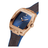 Guess Phoenix Blue Dial Brown Leather Strap Watch for Men - GW0386G2 Authentic Buy Shop Now