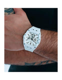 Guess Phoenix Multifunction White Dial White Rubber Strap Watch for Men - GW0203G2 Authentic Buy Shop Now