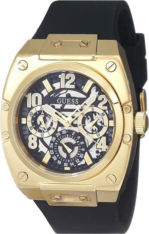 Guess Prodigy Black Dial Black Silicone Strap Watch For Men - GW0569G2 Authentic Buy Shop Now