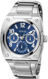 Guess Prodigy Chronograph Blue Dial Silver Steel Strap Watch For Men - GW0624G1 Authentic Buy Shop Now