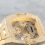 Guess Raven Diamonds Gold Dial Gold Steel Strap Watch for Women - GW0104L2 Authentic Buy Shop Now
