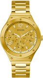 Guess Scope Gold Dial Gold Steel Strap Watch for Men - GW0454G2 Authentic Buy Shop Now