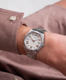 Guess Luna Silver Dial Silver Steel Strap Watch for Women - GW0308L1 Authentic Buy Shop Now