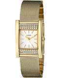 Guess Nouveau Diamonds Gold Dial Gold Mesh Bracelet Watch for Women - W0127L2 Authentic Buy Shop Now