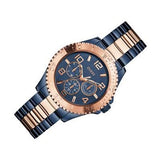Guess BFF Multifunction Blue Dial Two Tone Steel Strap Watch for Women - W0231L6 Authentic Buy Shop Now