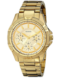Guess Mini Phantom Diamonds Gold Dial Gold Steel Strap Watch for Women - W0235L5 Authentic Buy Shop Now