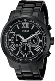 Guess Horizon Chronograph Black Dial Black Steel Strap Watch For Men - W0379G2 Authentic Buy Shop Now