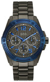 Guess Flagship Multifunction Chronograph Grey Dial Grey Steel Strap Watch for Men - W0601G1 Authentic Buy Shop Now