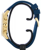 Guess Sunrise Blue Dial with Diamonds Blue Rubber Strap Watch For Women - W0616L2 Authentic Buy Shop Now