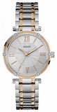 Guess Park Ave Silver Dial Two Tone Steel Strap Watch for Women - W0636L1 Authentic Buy Shop Now