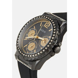 Guess Starlight Black Dial Black Rubber Strap Watch for Women - W0846L1 Authentic Buy Shop Now