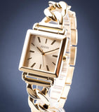 Guess Vanity Gold Dial Gold Steel Strap Watch for Women - W1029L2 Authentic Buy Shop Now