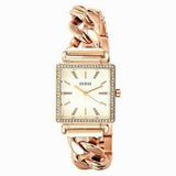 Guess Vanity Diamonds Silver Dial Gold Steel Strap Watch for Women - W1030L4 Authentic Buy Shop Now