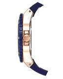 Guess Overdrive White Dial Blue Rubber Strap Watch for Women - W0149L5 Authentic Buy Shop Now