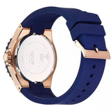 Guess Overdrive White Dial Blue Rubber Strap Watch for Women - W0149L5 Authentic Buy Shop Now