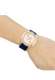 Guess G Twist White Dial Blue Silicone Strap Watch For Women - W0911L6 Authentic Buy Shop Now
