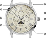 Guess Delancy White Dial Silver Mesh Bracelet Watch for Men - W0871G4 Authentic Buy Shop Now