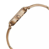 Guess Muse Quartz Silver Dial Rose Gold Steel Strap Watch For Women - W1008L3 Authentic Buy Shop Now