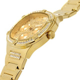 Guess Duchess Quartz Gold Dial Gold Steel Strap Watch For Women - GW0558L2 Authentic Buy Shop Now