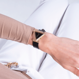 Guess Fame Quartz Black Dial Black Leather Strap Watch For Women - GW0504L5 Authentic Buy Shop Now