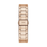 Guess G-Twist Rose Gold Dial Rose Gold Steel Strap Watch for Women - W1082L3 Authentic Buy Shop Now