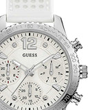 Guess Marina Quartz White Dial White Rubber Strap Watch For Women - W1025L1 Authentic Buy Shop Now