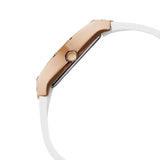 Guess Raven Diamonds Rose Gold Dial White Silicone Strap Watch for Women - GW0105L3 Authentic Buy Shop Now