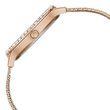 Guess Soiree Diamonds Rose Gold Dial Rose Gold Mesh Bracelet Watch for Women - GW0402L3 Authentic Buy Shop Now