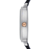 Emporio Armani Kappa White Mother of Pearl Dial Black Leather Strap Watch For Women - AR2509 Authentic Buy Shop Now