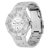 Guess Vista Diamonds Silver Dial Silver Steel Strap Watch for Women - W12080L1 Authentic Buy Shop Now