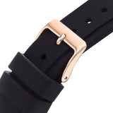 Guess Solstice Diamonds Black Mother of Pearl Dial Black Rubber Strap Watch for Women - GW0113L2 Authentic Buy Shop Now