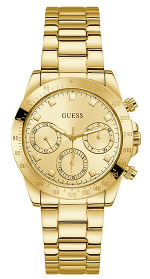 Guess Eclipse Gold Dial Gold Steel Strap Watch for Women - GW0314L2 Authentic Buy Shop Now