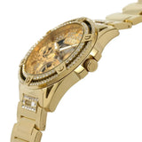 Guess Queen Quartz Gold Dial Gold Steel Strap Watch For Women - GW0464L2 Authentic Buy Shop Now