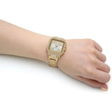 Guess Deco Quartz Crystals Gold Dial Gold Steel Strap Watch For Women - GW0472L2 Authentic Buy Shop Now