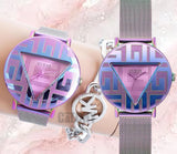 Guess Iconic Quartz Multicolor Dial Multicolor Mesh Bracelet Watch For Women - GW0479L1 Authentic Buy Shop Now