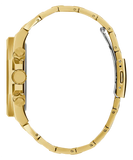 Guess Empire Quartz Black Dial Gold Steel Strap Watch For Men - GW0489G2 Authentic Buy Shop Now