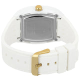 Guess Phoenix Analog Gold Dial White Silicone Strap Watch For Men - GW0499G5 Authentic Buy Shop Now