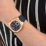 Guess Headline Multifunction Quartz Blue Dial Blue Silicone Strap Watch For Men - GW0571G2 Authentic Buy Shop Now