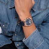 Guess Headline Multifunction Quartz Blue Dial Blue Silicone Strap Watch For Men - GW0571G2 Authentic Buy Shop Now