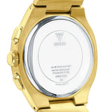 Guess Headliner Multifunction Black Dial Gold Steel Strap Watch For Men - GW0572G2 Authentic Buy Shop Now