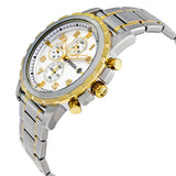 Fossil Dean Chronograph White Dial Silver Steel Strap Watch for Men - FS4795 Authentic Buy Shop Now