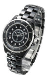 Chanel J12 Quartz Diamonds Black Dial Black Steel Strap Watch for Women - J12 H1625 Authentic Buy Shop Now