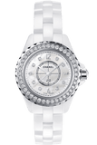 Chanel J12 Diamonds Quartz White Dial White Steel Strap Watch for Women - J12 H2572 Authentic Buy Shop Now