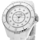 Chanel J12 Quartz Diamonds White Dial White Steel Strap Watch for Women - J12 H5703 Authentic Buy Shop Now